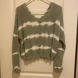 Jessica Simpson - 100% Cotton Distressed Sweater - Size Small